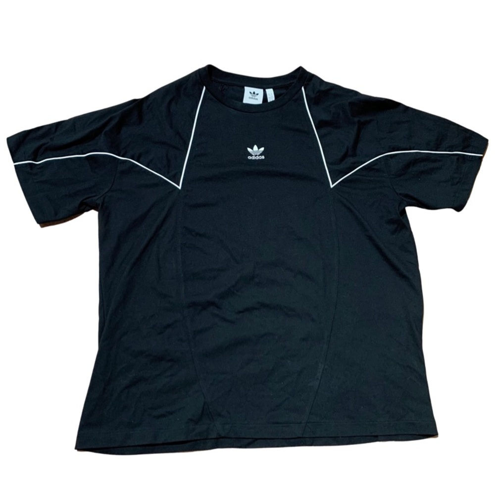 Adidas BG TRF Blok Tee T-Shirt Black/White Shirt